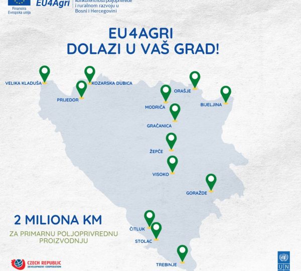 EU4AGRI najavljuje informativne sesije u 15 gradova Bosne i Hercegovine!